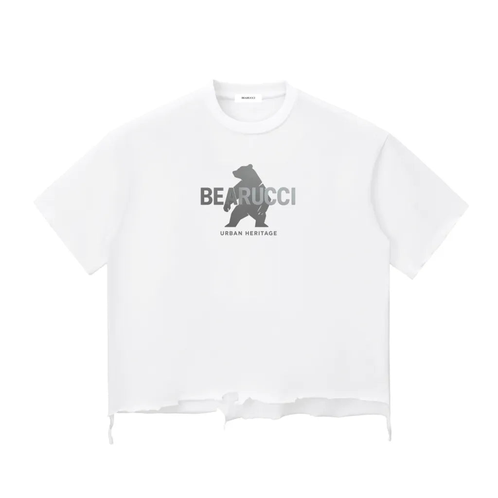 Bearucci “Urban Heritage” Distressed Tee – Arctic White
