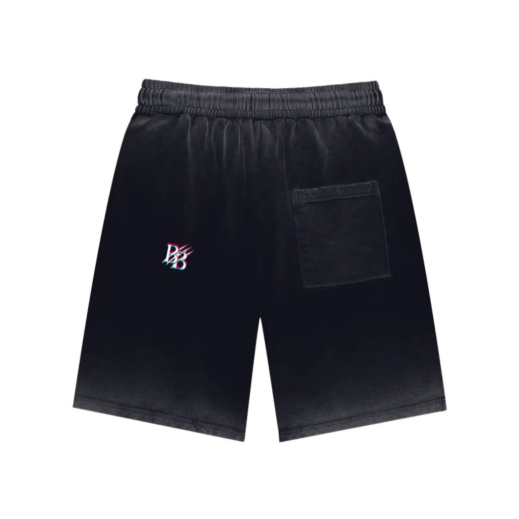 Bearucci | Fractured Emblem Reverse Dyed Sweatshorts