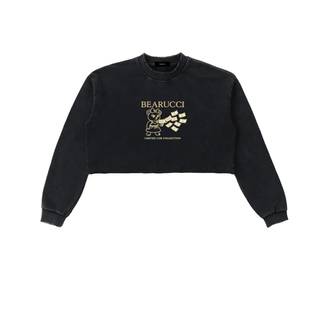 Bearucci “Cub Capital” Cropped Crewneck – Limited Collection