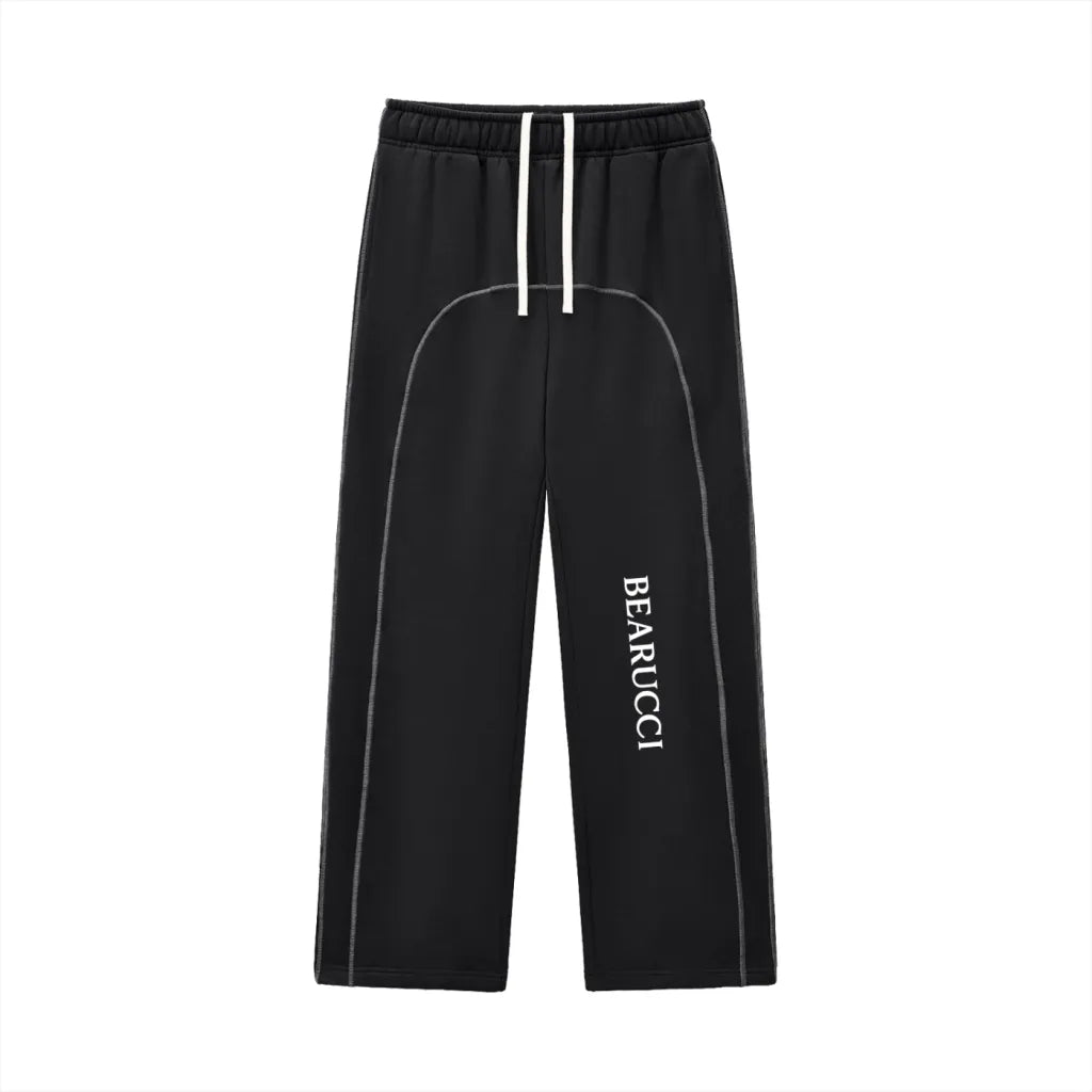 Bearucci | TraceLine Sweatpants — Obsidian Black