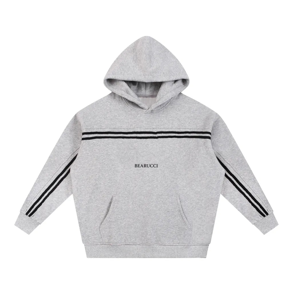 Bearucci | Arc-Line Hoodie — Glacier Grey