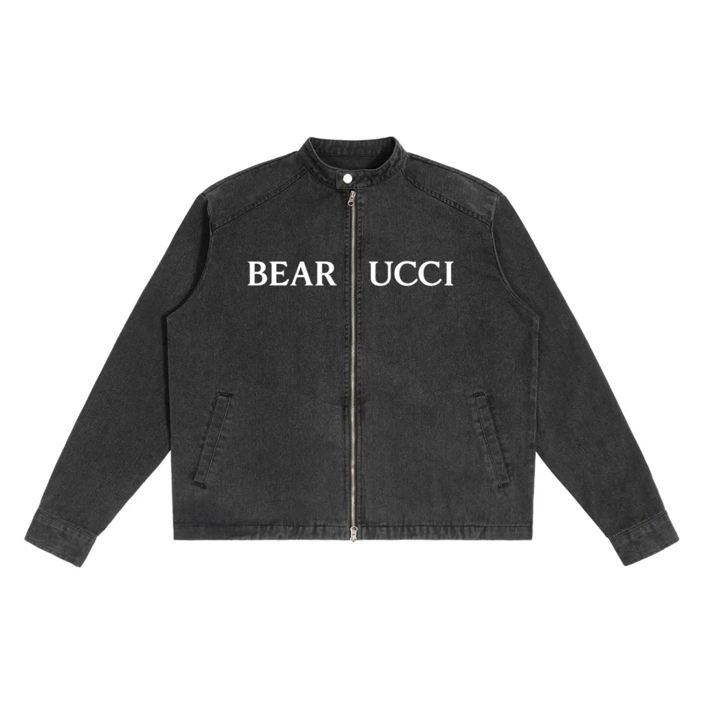 Bearucci | Monolith Denim Jacket – Washed Black