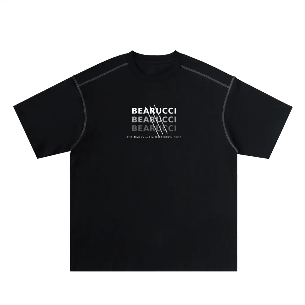 Bearucci “Reflex” Graphic Tee – Noir Edition