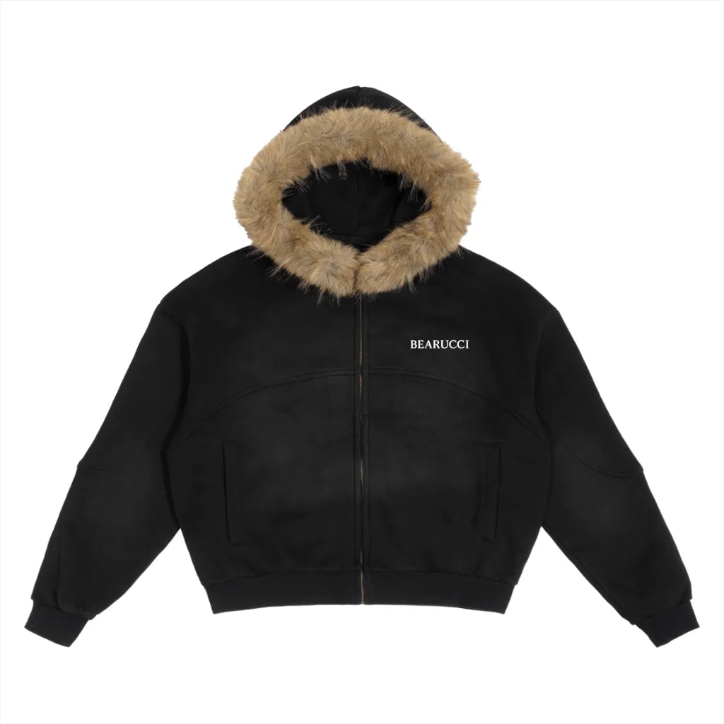 Bearucci | Frost-Line Haven Fur-Trimmed Winter Jacket