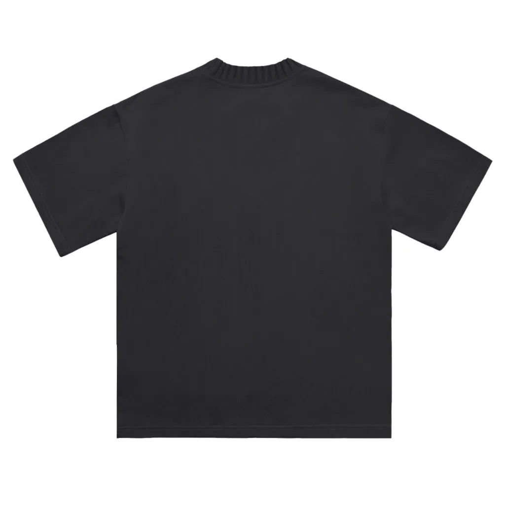 Bearucci “Crown Script” Core Tee – Onyx Black