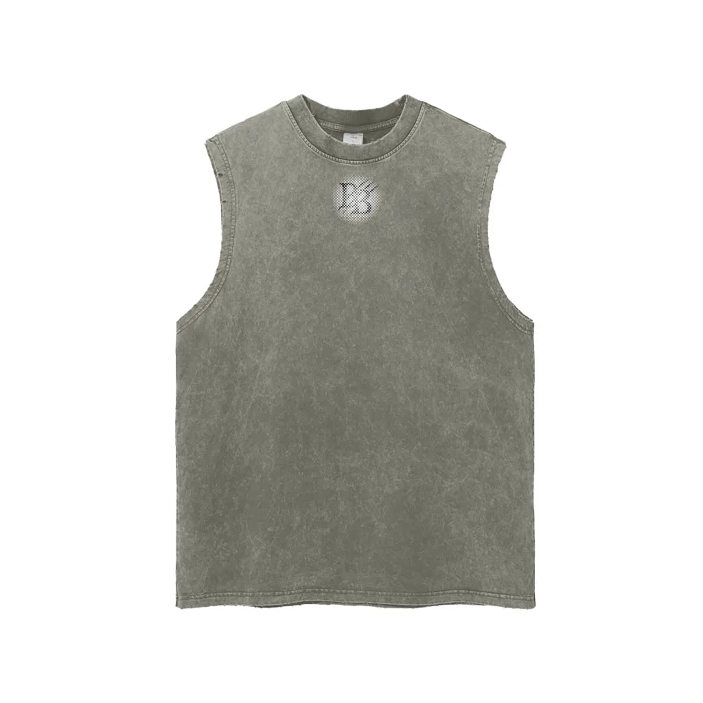Bearucci 'Hidden In Plain Sight' Frayed Hem Tank Top
