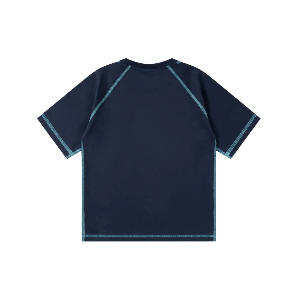 Bearucci | Fractured Emblem Contrast-Stitched Tee Kids