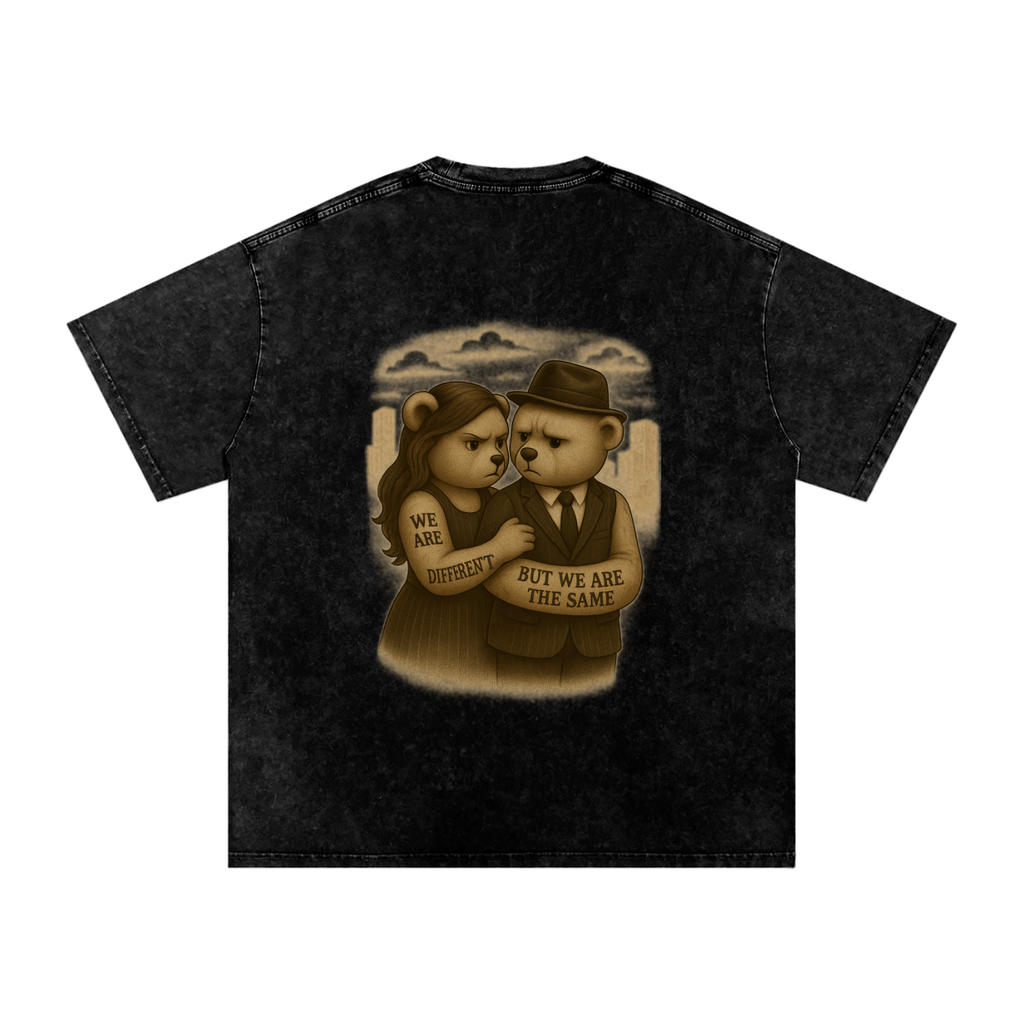 Bearucci “Peace” Washed Cotton Tee