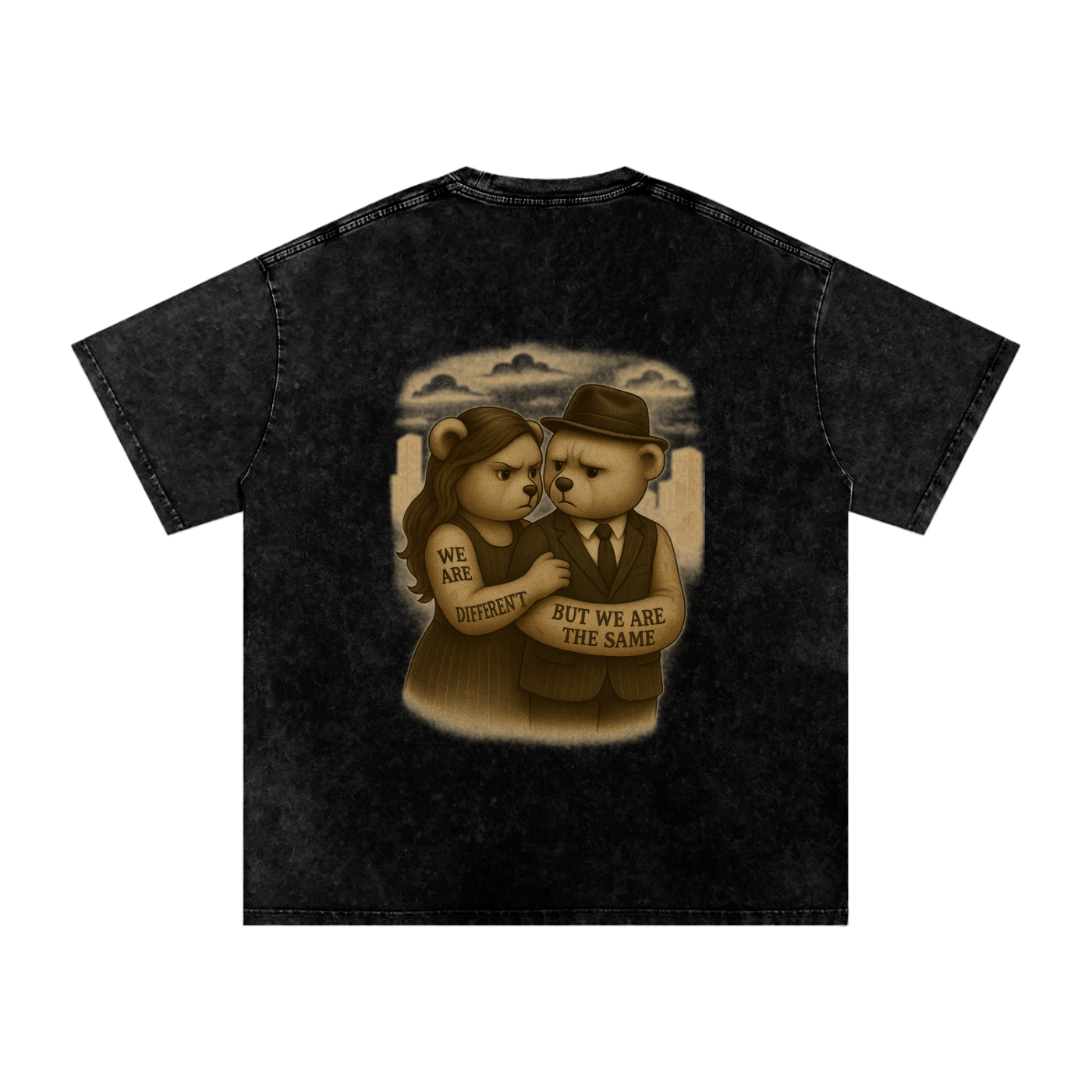 Bearucci “Peace” Washed Cotton Tee