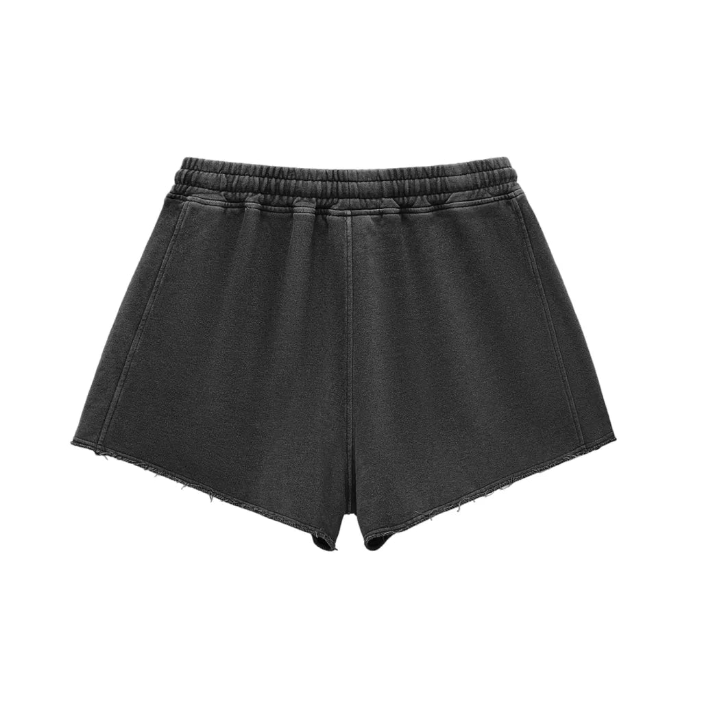 Bearucci 'Hearts & Crosses' Raw Edge Shorts
