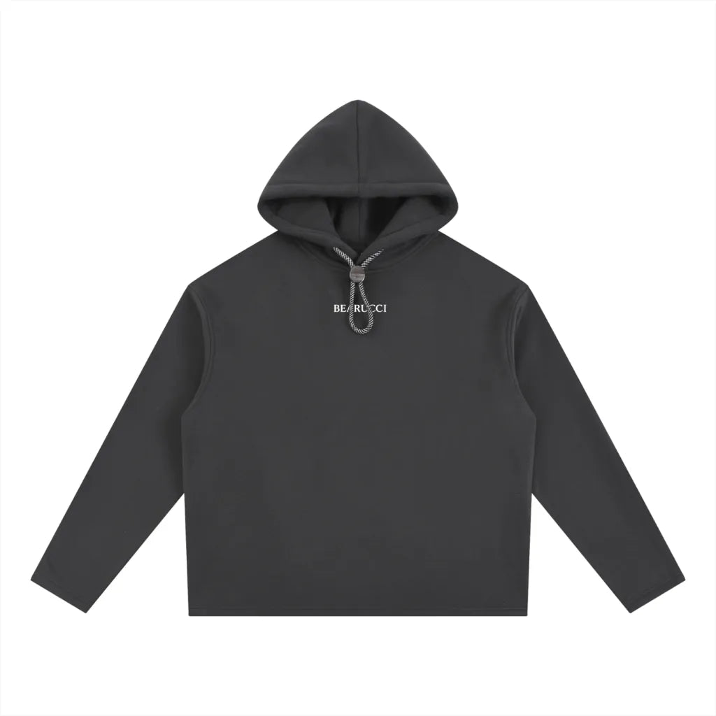Bearucci | RopeCore Hoodie — Charcoal Black