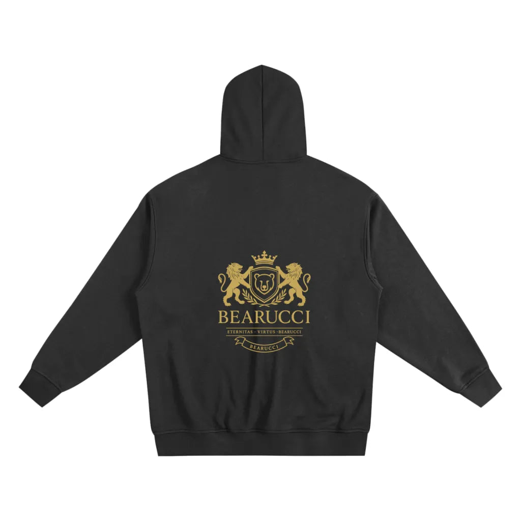 Bearucci “Virtus Crest” Zip Hoodie
