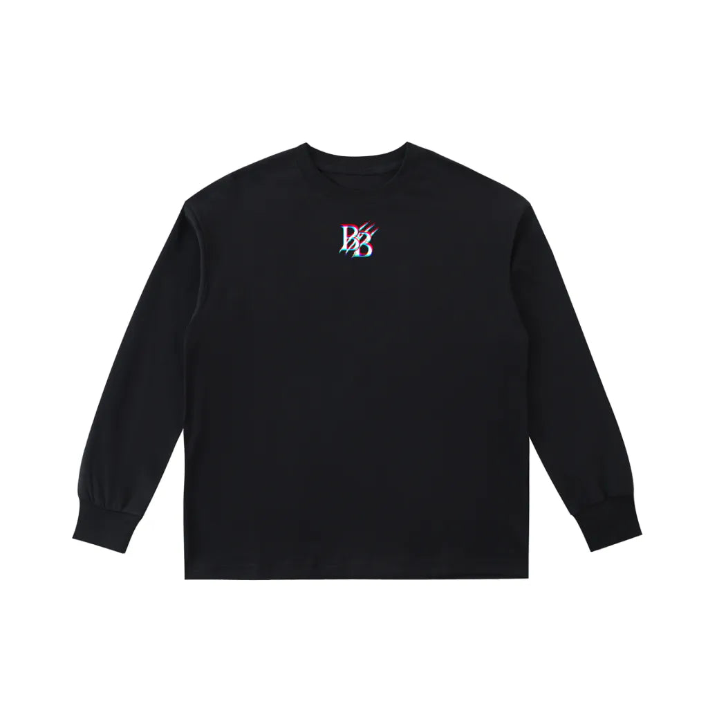 Bearucci | Fractured Emblem Quick-Dry Cotton Long-Sleeve Tee Kids